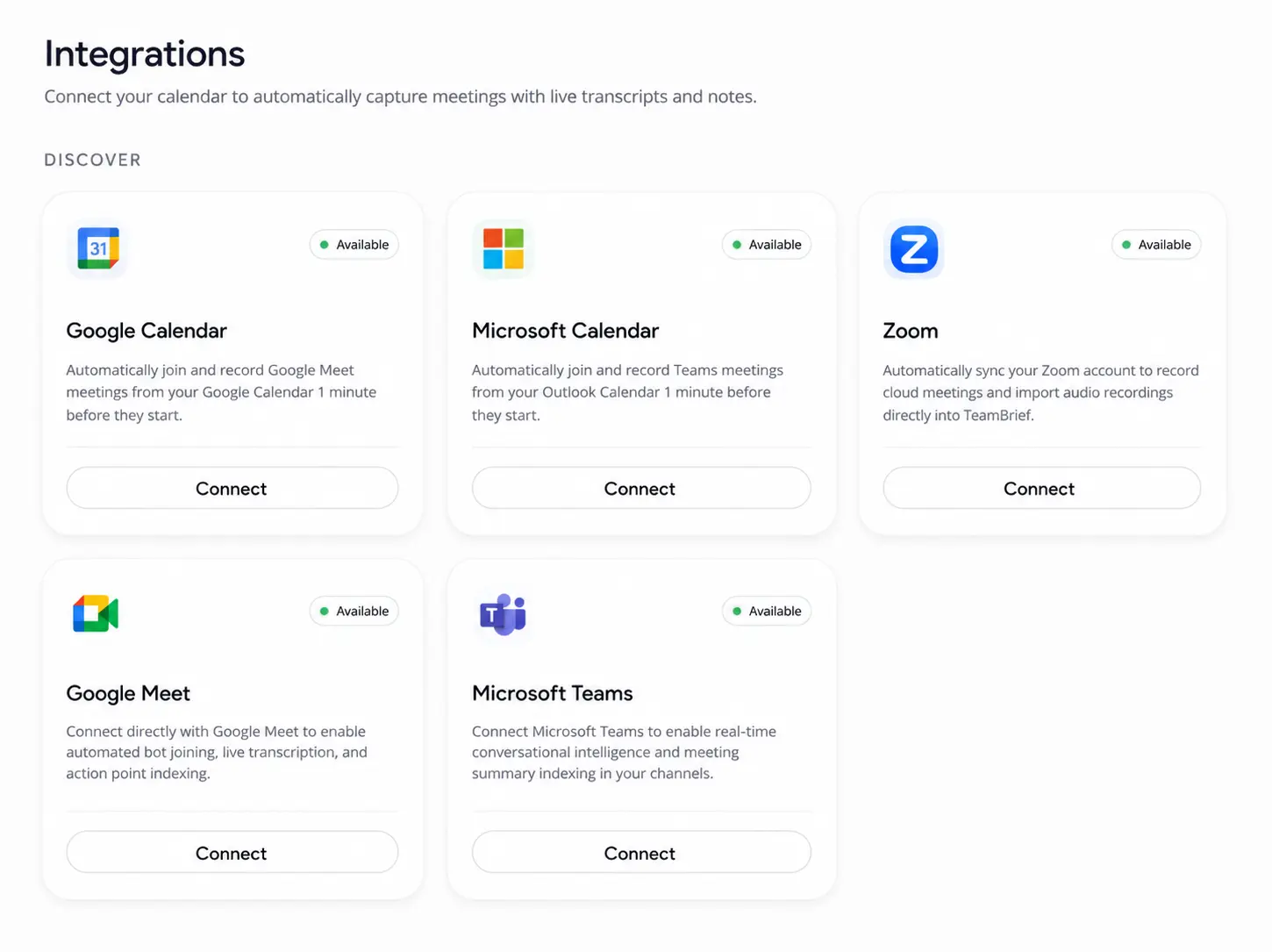 Automatic calendar-based meeting capture
